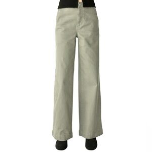 OAK & FORT Twill Wide Leg Pants
